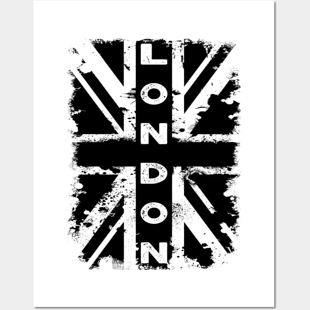 London Grunge Wall Art by CRD Branding